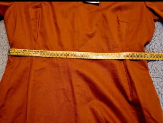Vestido Zara naranja talla L