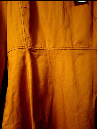 Vestido Zara naranja talla L