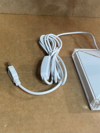 Lampada da tavolo originale Kartell Big Battery (ROTA, testo vuoto)
