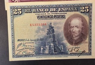 Lotes de Billetes Españoles Antiguos
