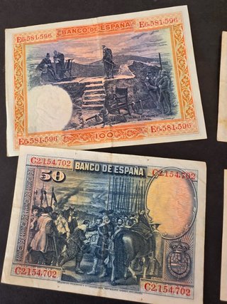 Lotes de Billetes Españoles Antiguos