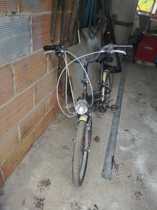Bicicleta Plegable Adulto Negra