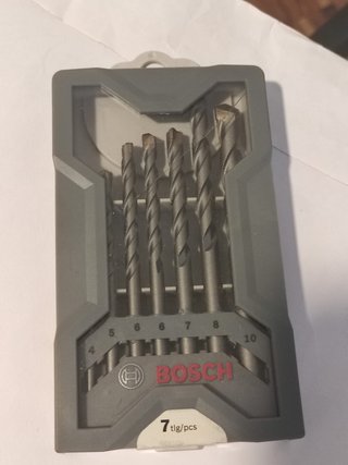 Juego de brocas Bosch para piedra y hormigón