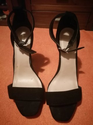 Zapatos de tacón negros 10 cm