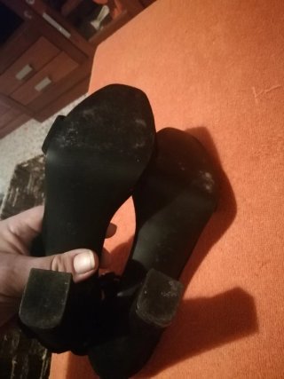 Zapatos de tacón negros 10 cm
