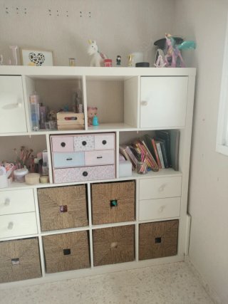 Estantería Ikea KALLAX cajones, puertas y cestas