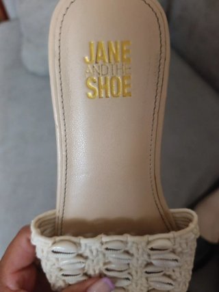 Sandalias Jane Sho Beige/Blanco