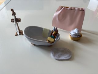 Bañera Sylvanian Families con accesorios