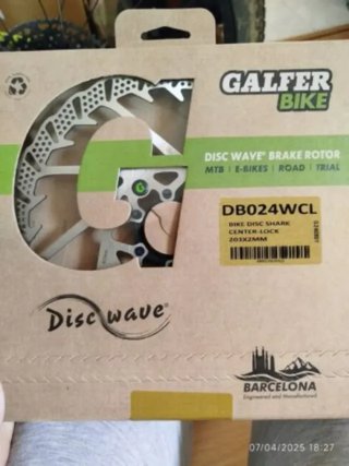 Disco Freno Galfer Shark Center Lock 203mm
