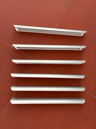 Tiradores Armario IKEA Metal Gris
