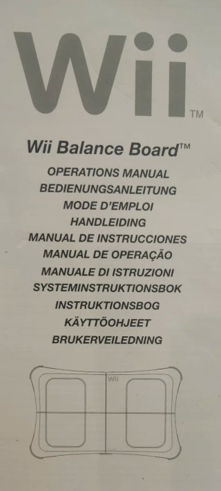 Manual Wii Balance Board