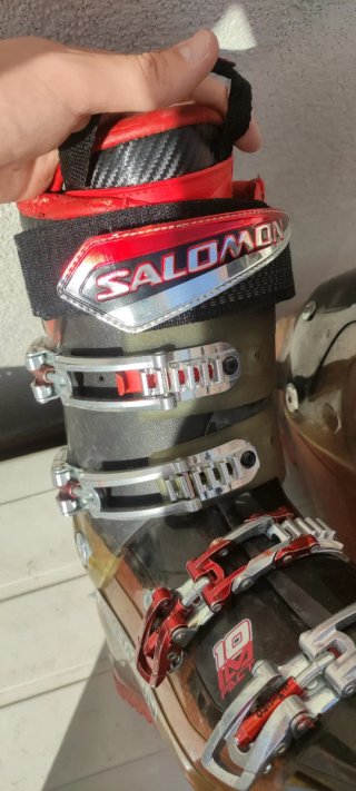 Botas de Esquí Salomon Negras y Rojas