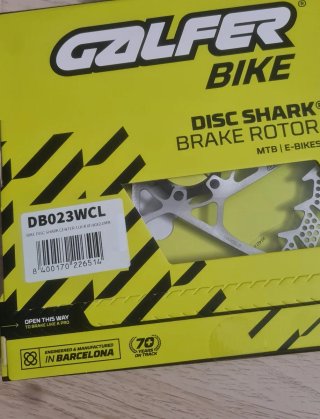 Disco Freno Galfer Shark 180mm Center Lock