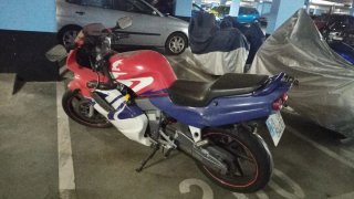 Honda NSR 125 R Sportbike Roja/Azul