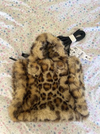 Bolso pelo estampado leopardo