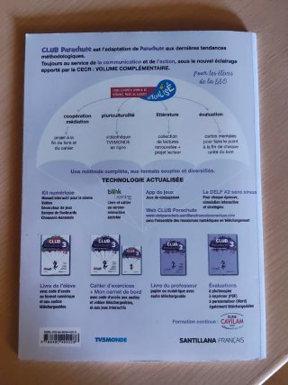 Club Parachute 3, méthode de français Livre de ...