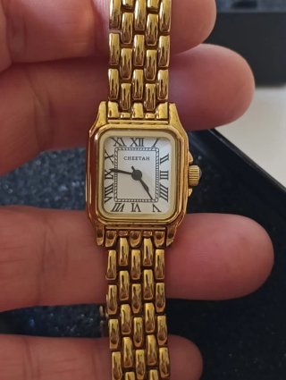 Reloj Cheetah Dorado Mujer