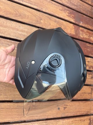 Casco Moto Negro CITY talla S