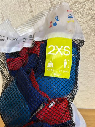 Protecciones Oxelo 2XS Rodilleras Coderas Manos