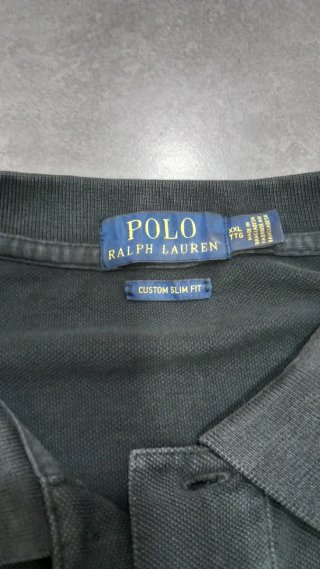 Polo Ralph Lauren XXL Negro Logo Rojo
