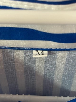 Kaftán largo rayas azul y blanco Talla M/L