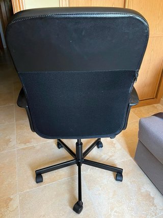 Silla de escritorio Ikea negra