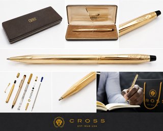 Bolígrafo Cross 14k Rolled Gold