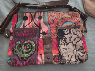 Lote 5 Bolsos Mujer Marrón y Multicolor