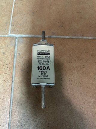 Fusible Cuchilla NH1 160A 500V