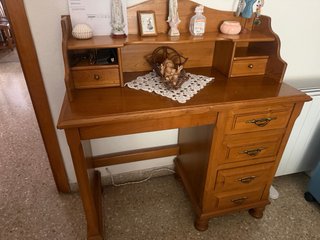 Dormitorio madera maciza castaño