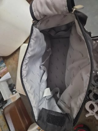 Bolso para cochecito negro