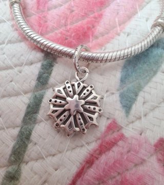 Charm Colgante Copo de Nieve