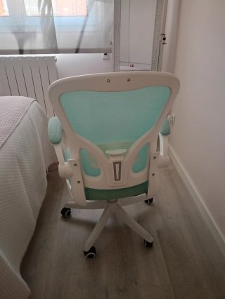 Silla de escritorio ergonómica verde