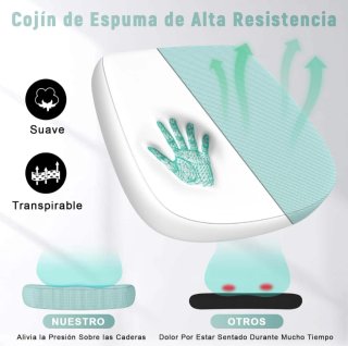Silla de escritorio ergonómica verde