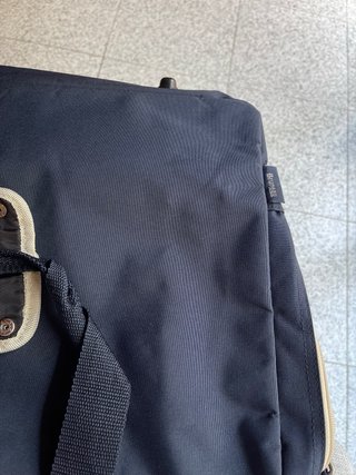 Bolsa de viaje Bruneau azul marino diseño rectangu