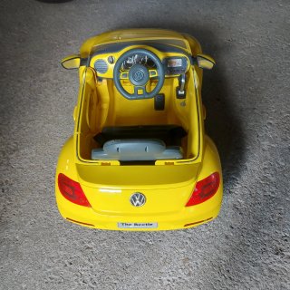 Cochecito Eléctrico Amarillo para Bebé