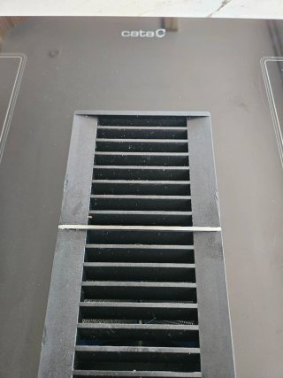 Placa inducción Cata AS750 extractor incorporado.