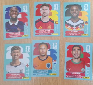 Cromos Mundial 2026: Konaté, Laporte, Baku, Stones