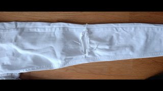 Pantalón blanco Stradivarius talla 34