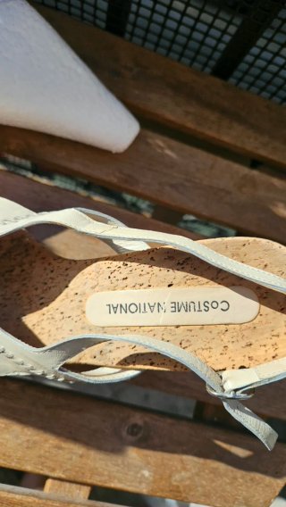 Sandali Costume National Pelle/Legno/Sughero