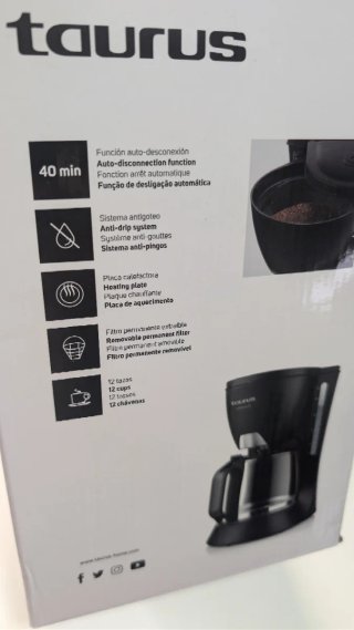 Cafetera Taurus 12 Tazas