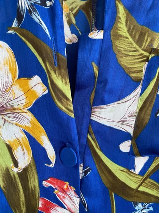 Mono largo floral Zara Talla M