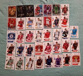 MACHT ATTAX 25/26 LOTE DE 38 CROMOS SIN REPETIR