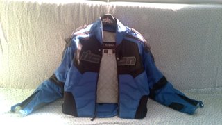 Chaqueta Moto Verano Icon Timax Azul Talla L