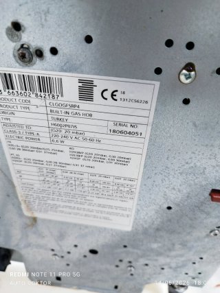 Encimera de gas propano / butano de 4 fuegos