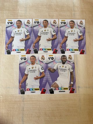 Lote 5 cromos Panini Real Madrid 25/26