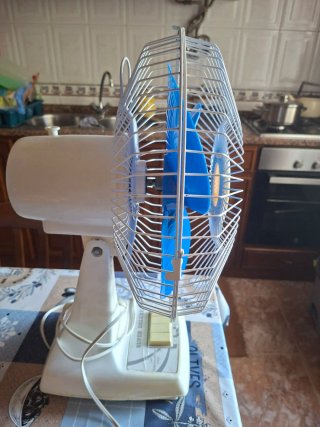 Ventoinha Super Deluxe Azul e Bege