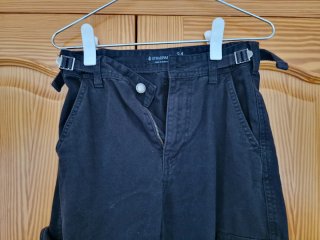 Pantalones cargo Stradivarius negros talla S