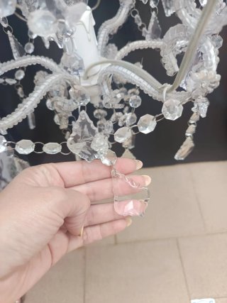 Lámpara Chandelier Cristal Colgante