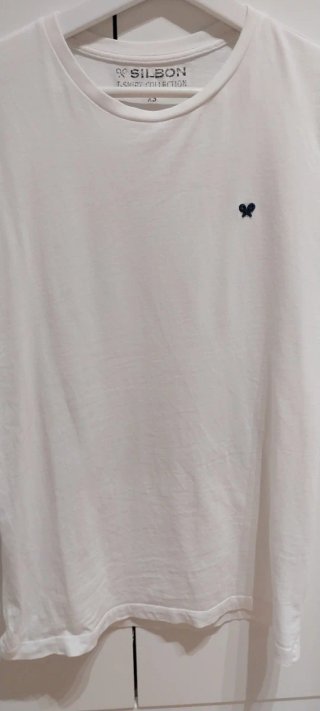 Camiseta Silbon Blanca Talla M